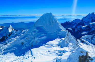 Alpamayo from the Summit of Quitaraju