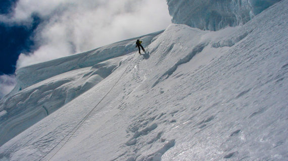 Descent on Tocllaraju