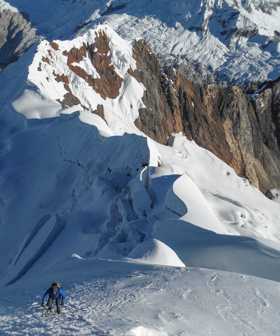 High on the Summit Ridge, Yanapaqcha