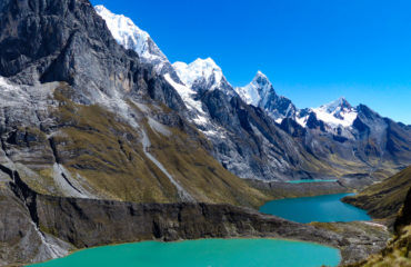 The famous three-colored lakes