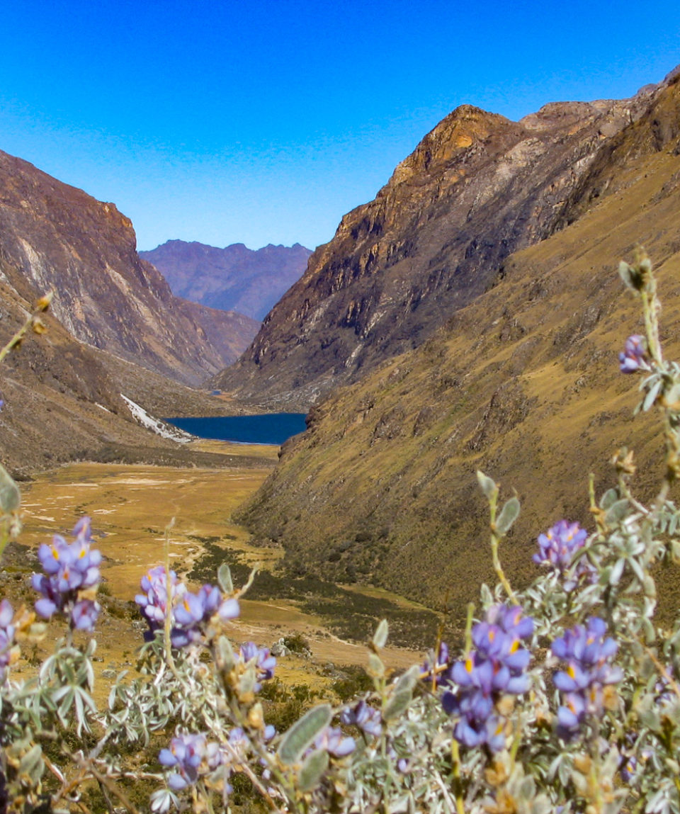 Hiking up Punta Union